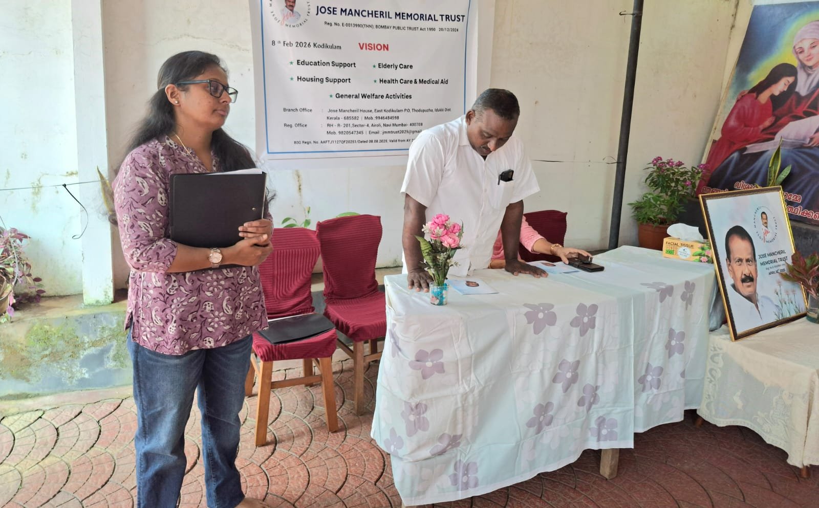 Registration desk – Kodikulam, Feb 2026