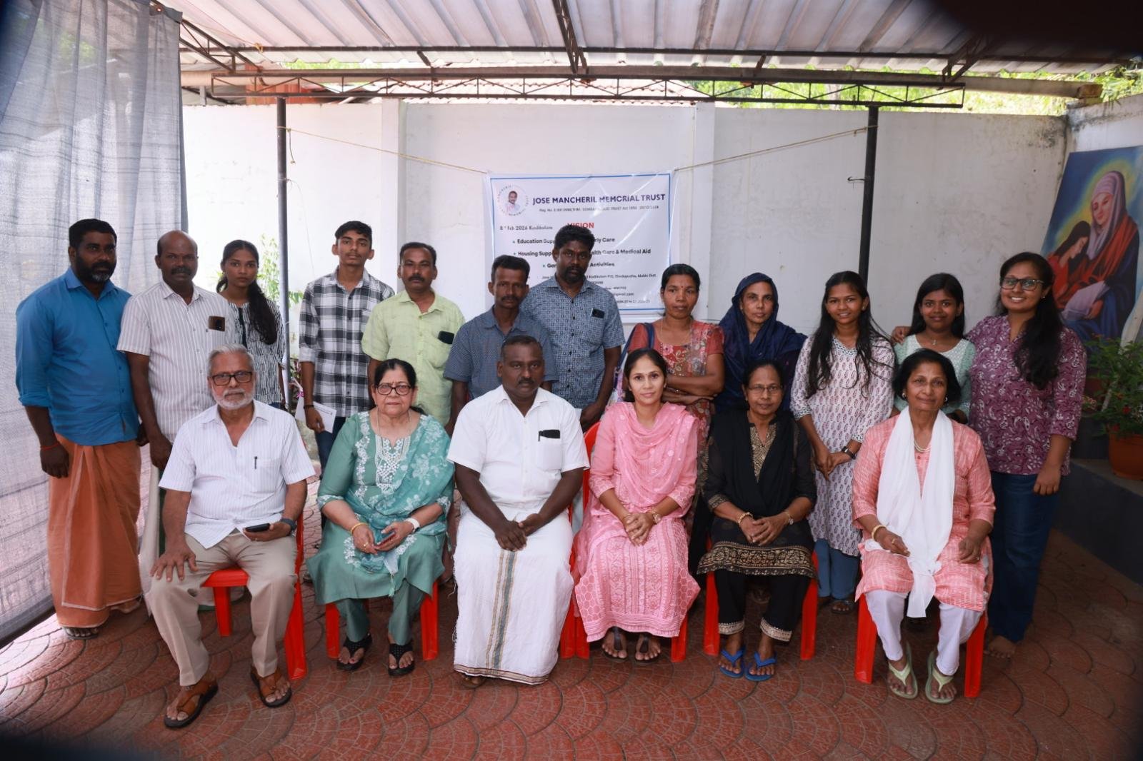 Trust members, volunteers and beneficiaries – Kodikulam, Feb 2026