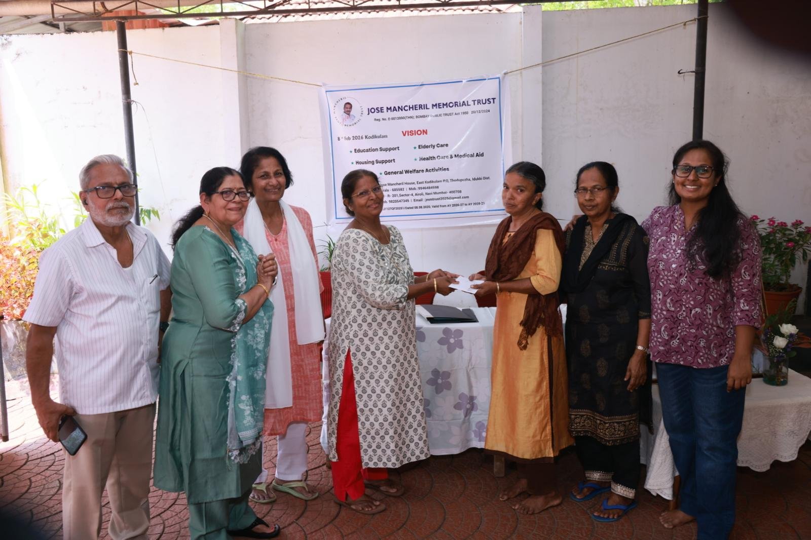 Housing support assistance handover – Kodikulam, Feb 2026